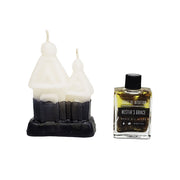 "Be My Temple" Symbol Shape Candle Kit (with Hestia's Grace Anointing Oil) Symbol Shape Candle House of Intuition 