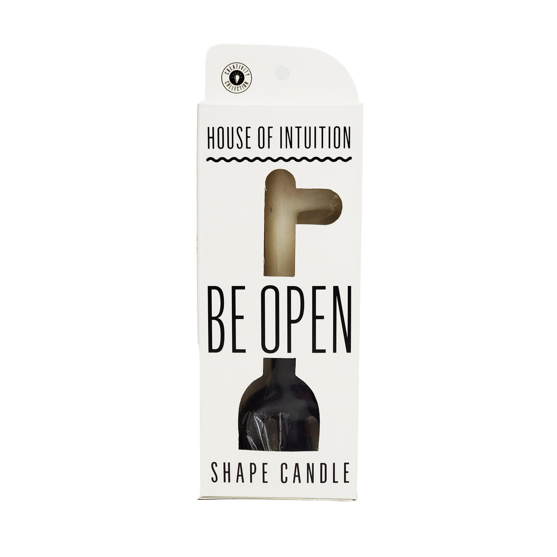 "Be Open" Symbol Shape Candle Symbol Shape Candle House of Intuition