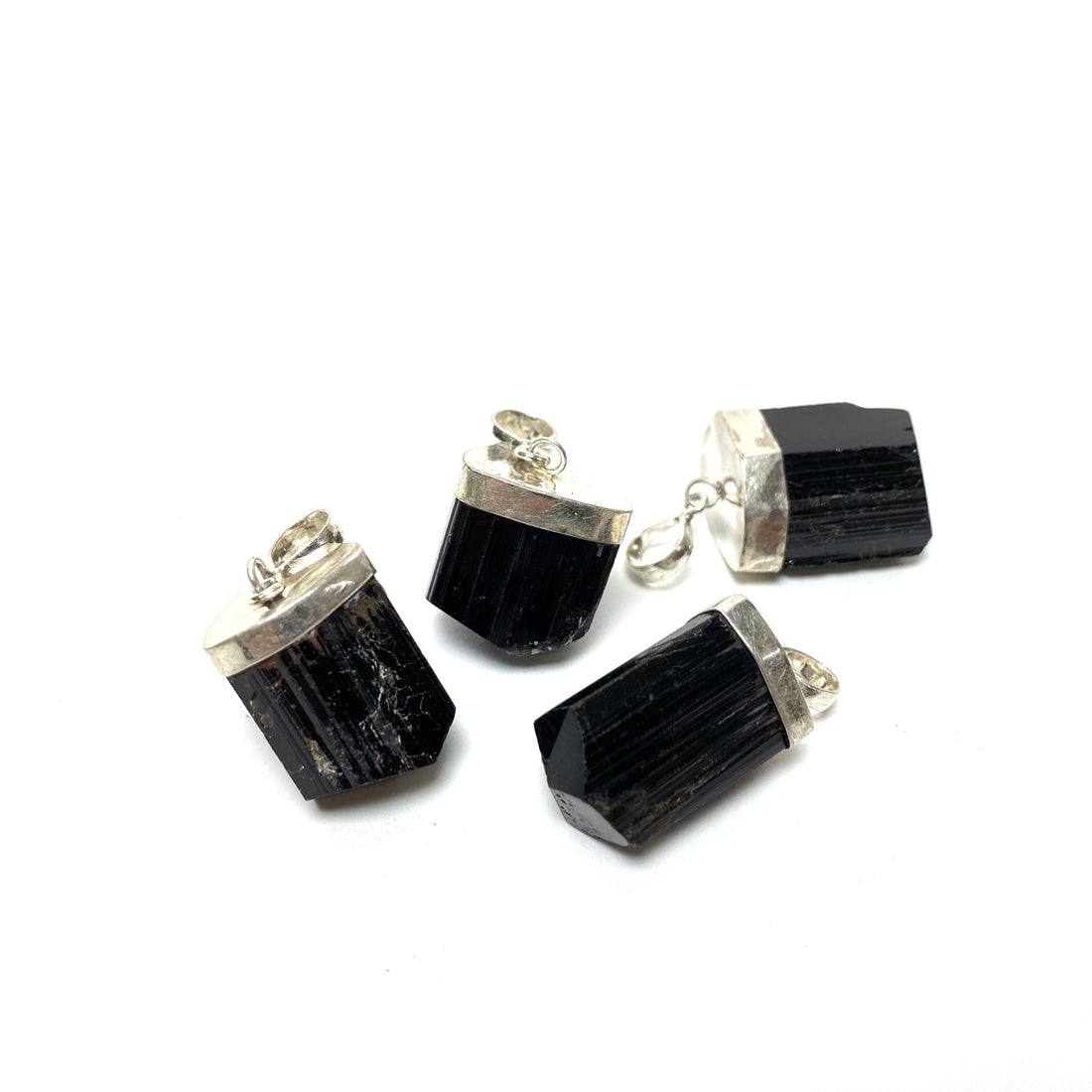 Black Raw Tourmaline Crystal Pendant Pendants Crystals