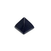 Blue Goldstone Pyramid Blue Goldstone Crystals
