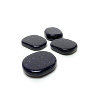 Blue Goldstone Medallions Blue Goldstone Crystals A. $4.00
