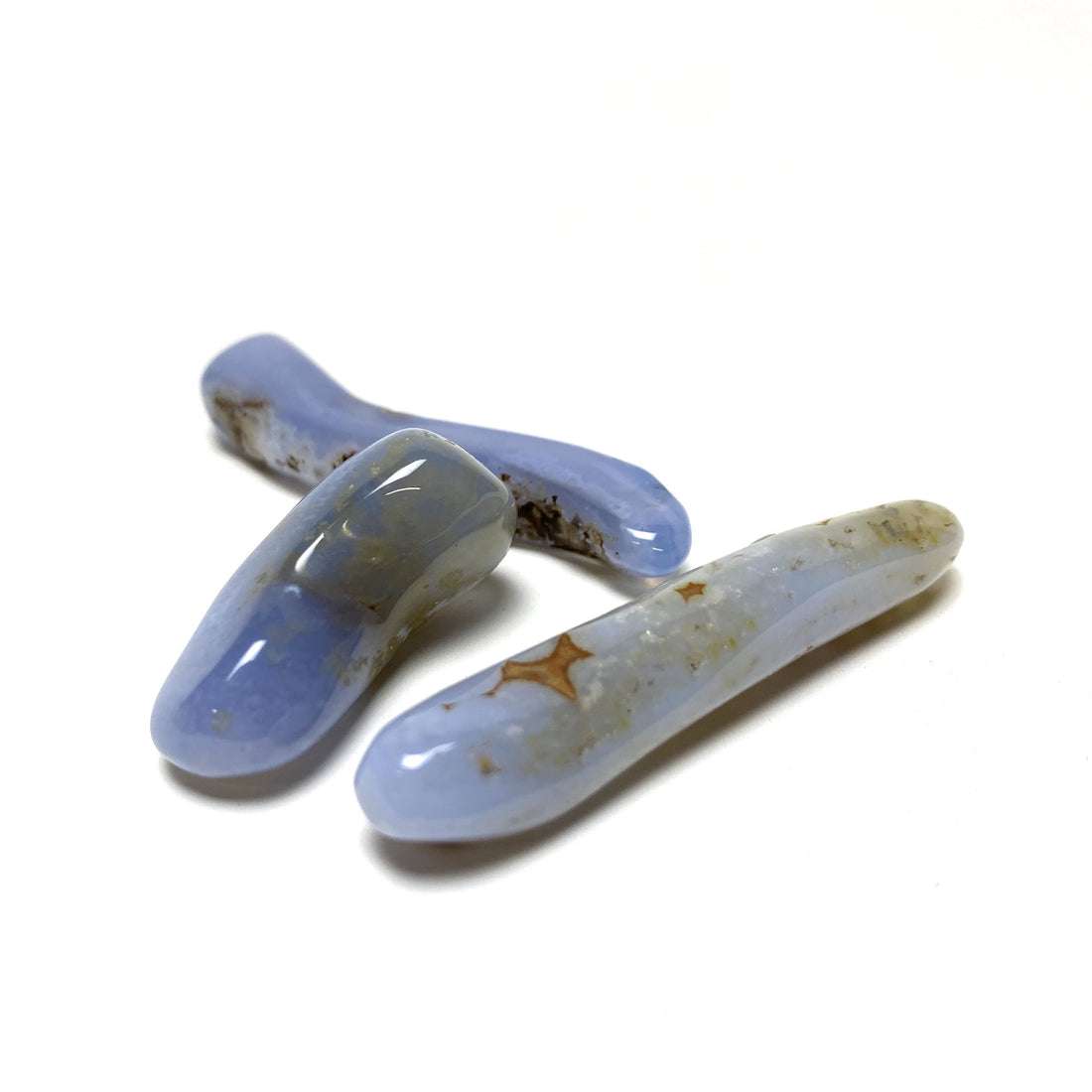 Blue Lace Agate Sticks Blue Lace Agate Crystals A. $4.00