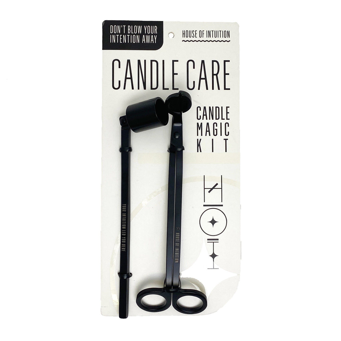 Candle Care Kits Accessories House of Intuition Matte Black Stainless Steel