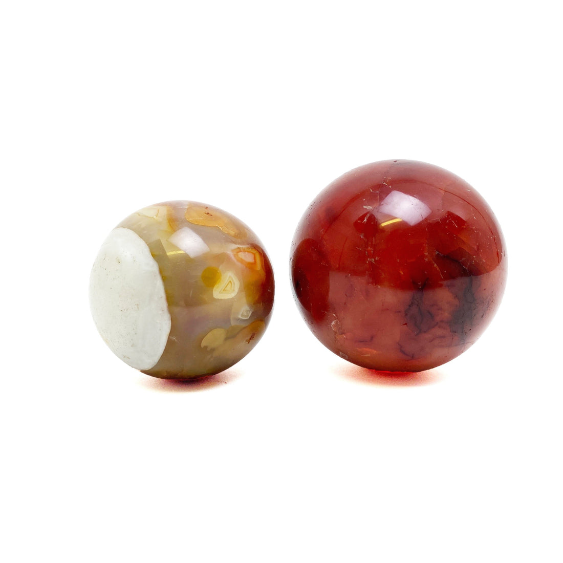 Carnelian Sphere Carnelian Crystals