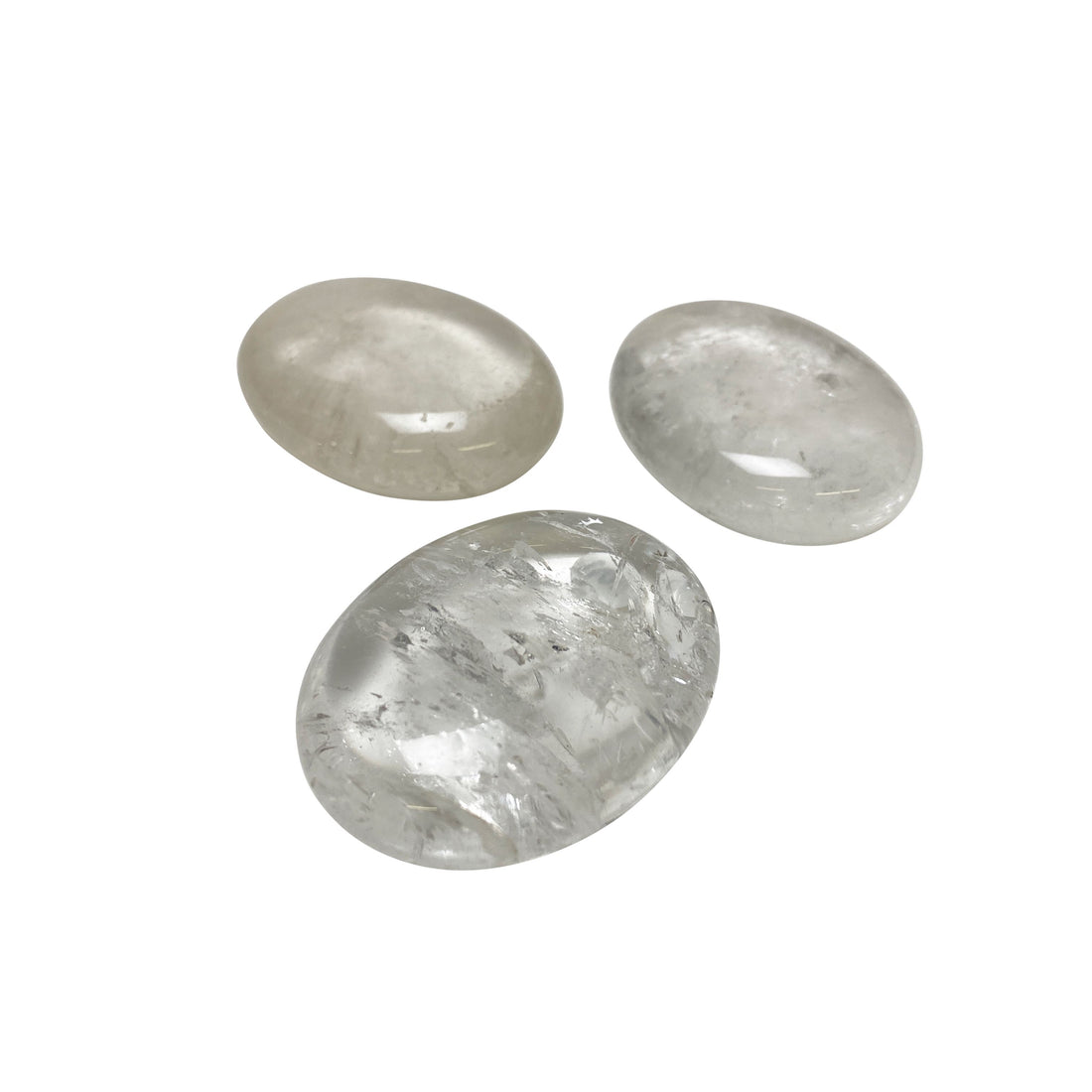 Clear Quartz Pillow Stones Clear Quartz Crystals B. $16.00 (PUFFY)