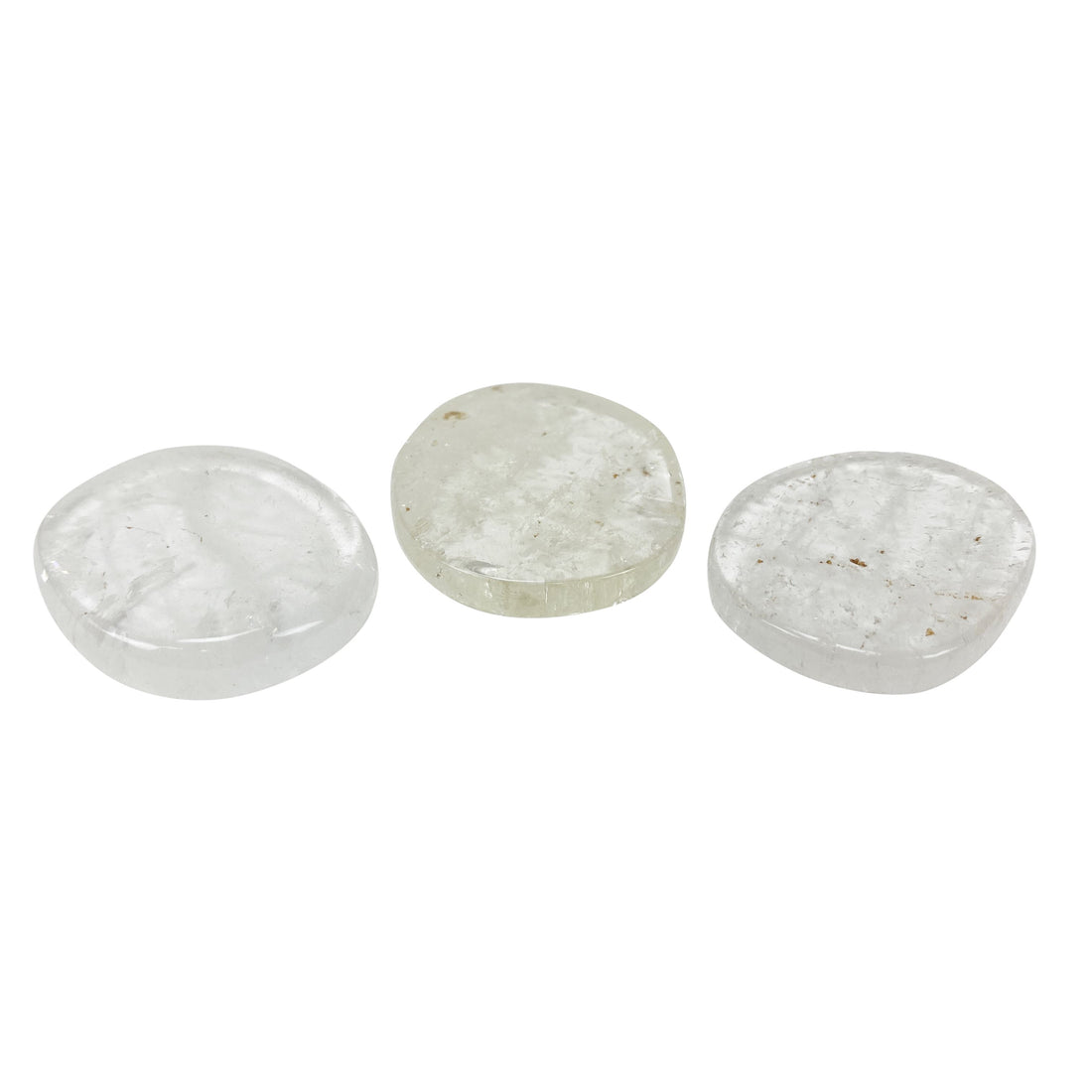 Clear Quartz Medallions Quartz Crystals A. $4.00