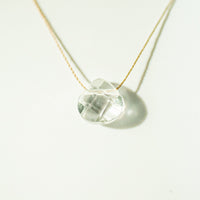 Clear Quartz Teardrop Necklace (I AM MAGIC) Teardrop Necklace House of Intuition