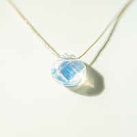 Opalite Teardrop Necklace (I AM CLARITY) Teardrop Necklace House of Intuition