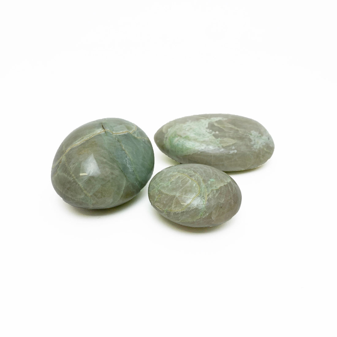 Green Moonstone Palm Stone Green Moonstone Crystals