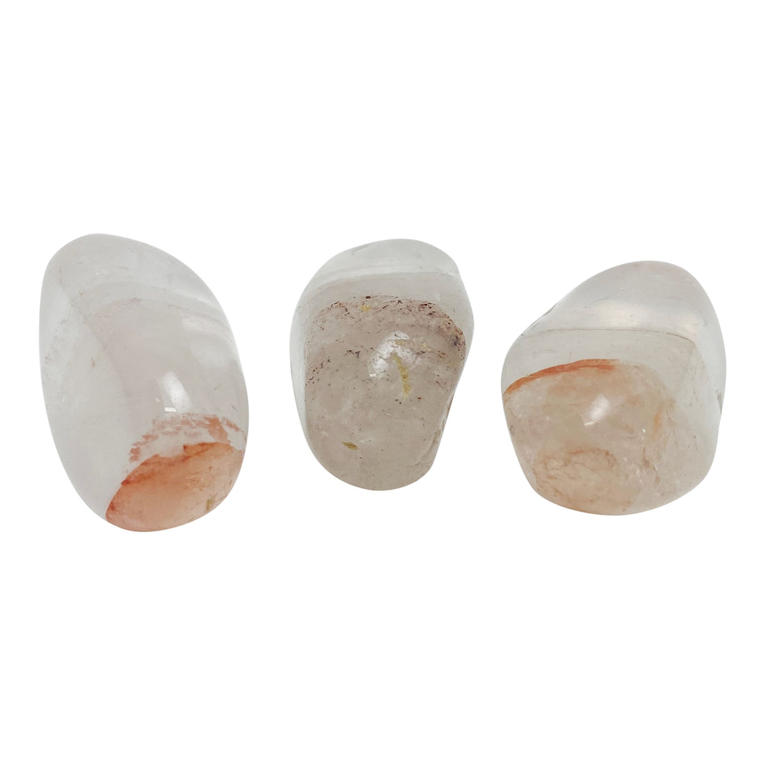 Hematoid Quartz (Fire Quartz) Tumbles Red Hematite Quartz Crystals A. $2.00