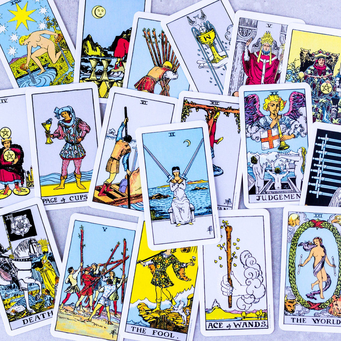 The Rider Tarot Deck Cards - Miniature Edition Tarot Cards Non-HOI
