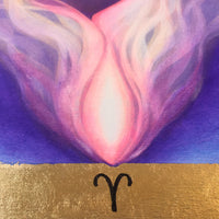 Aries Zodiac Original Painting and Print by Tashina Suzuki Paintings & Art Pieces House of Intuition