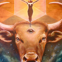 Taurus Zodiac Original Painting and Print by Tashina Suzuki Paintings & Art Pieces House of Intuition