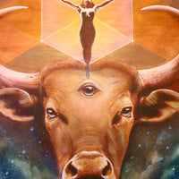 Taurus Zodiac Original Painting and Print by Tashina Suzuki Paintings & Art Pieces House of Intuition 