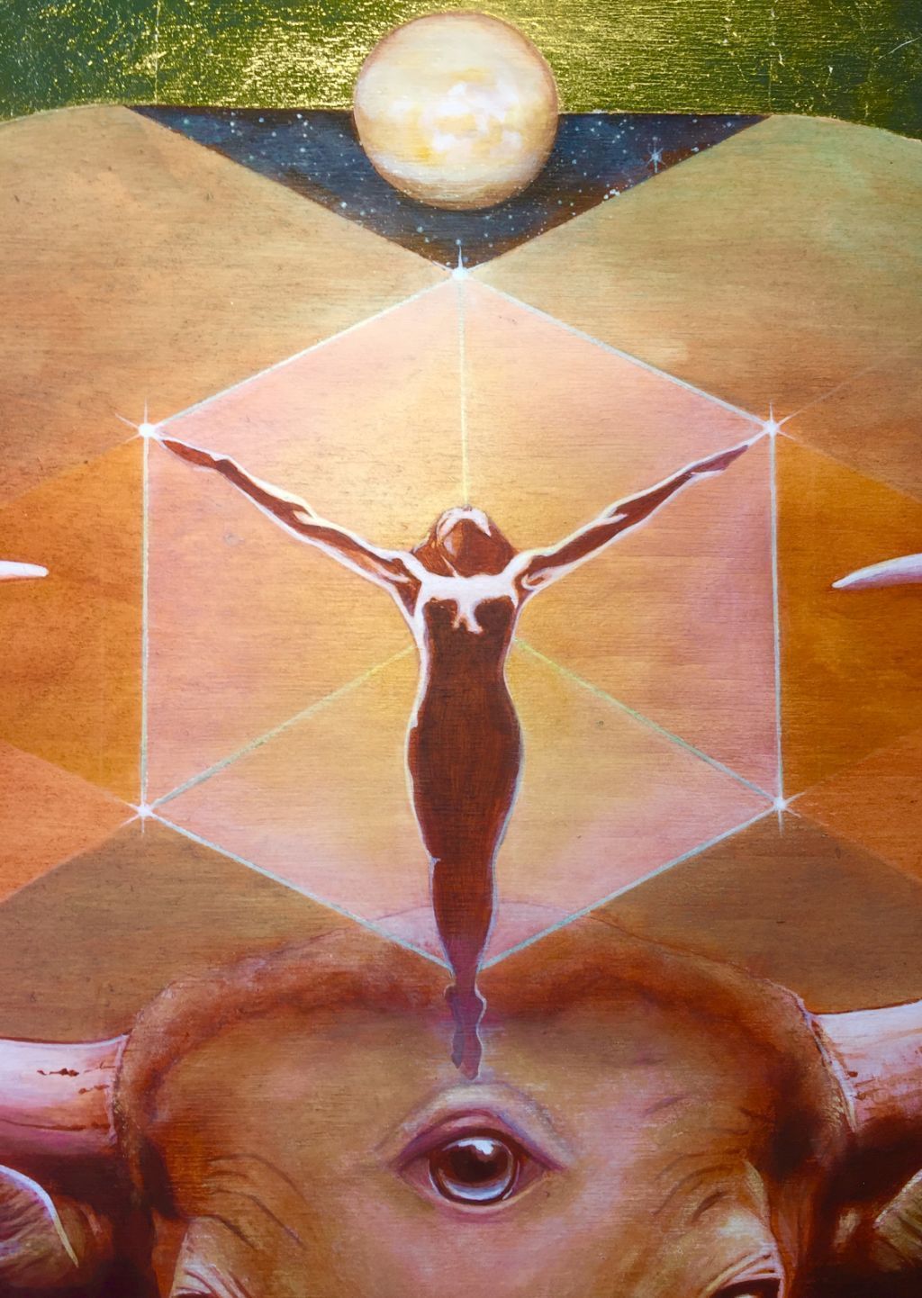 Taurus Zodiac Original Painting and Print by Tashina Suzuki Paintings & Art Pieces House of Intuition