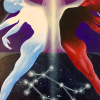 Gemini Zodiac Original Painting and Print by Tashina Suzuki Paintings & Art Pieces House of Intuition