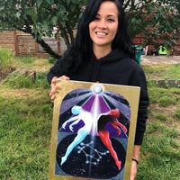 Gemini Zodiac Original Painting and Print by Tashina Suzuki Paintings & Art Pieces House of Intuition