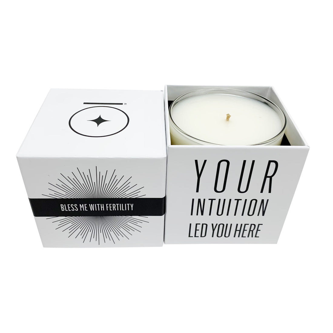 "BLESS ME with FERTILITY" Affirmation Soy Candle BLESS ME - Affirmation Candles House of Intuition