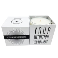 "BLESS ME with NEW OPPORTUNITIES" Affirmation Soy Candle BLESS ME - Affirmation Candles House of Intuition