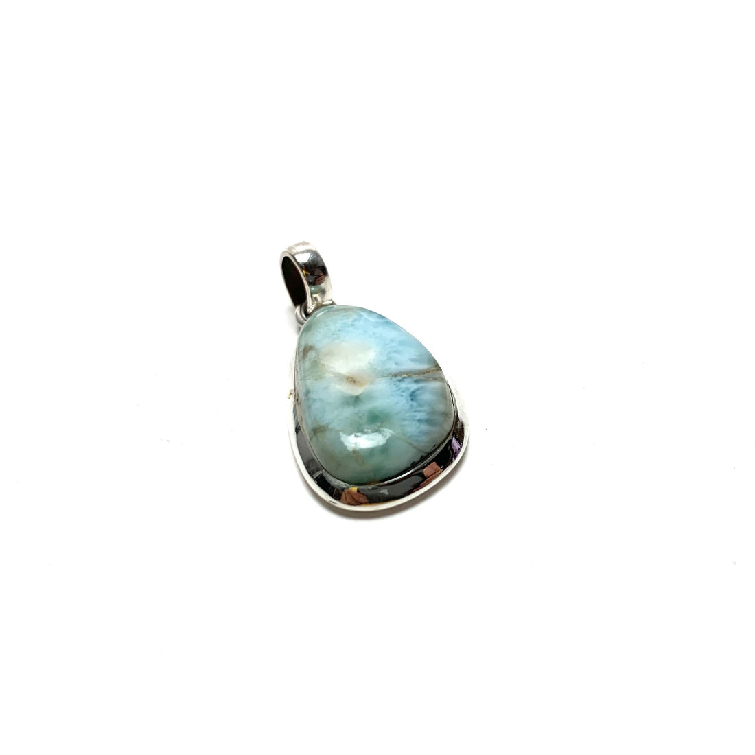 Larimar Crystal Pendant Pendants Crystals N. $70.00 Size .75"L X .5" W