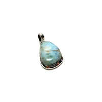 Larimar Crystal Pendant Pendants Crystals N. $70.00 Size .75"L X .5" W
