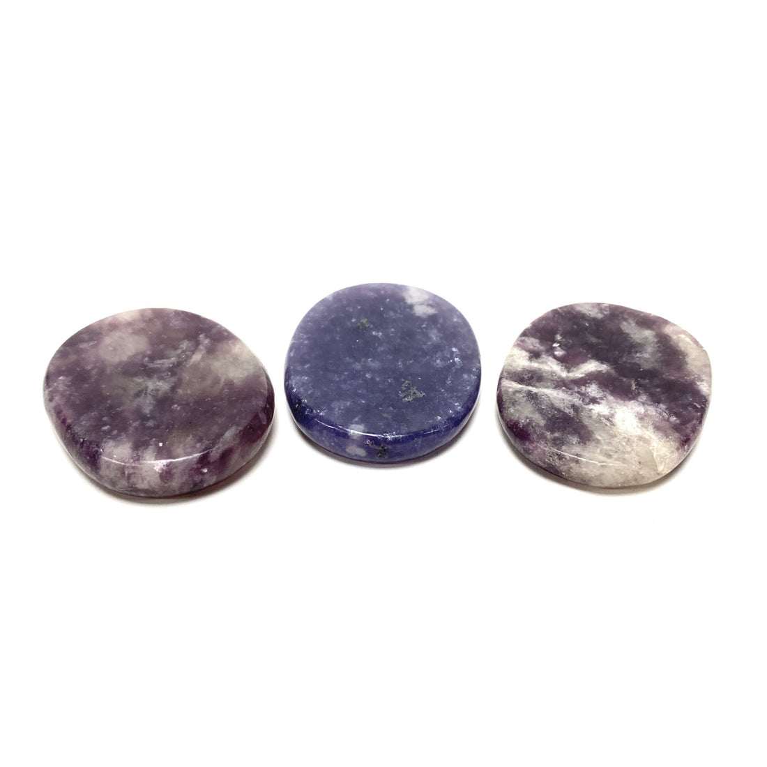 Lepidolite Medallions Lepidolite Crystals