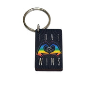 Love Wins Keychain (Limited Edition in Black) keychain House of Intuition