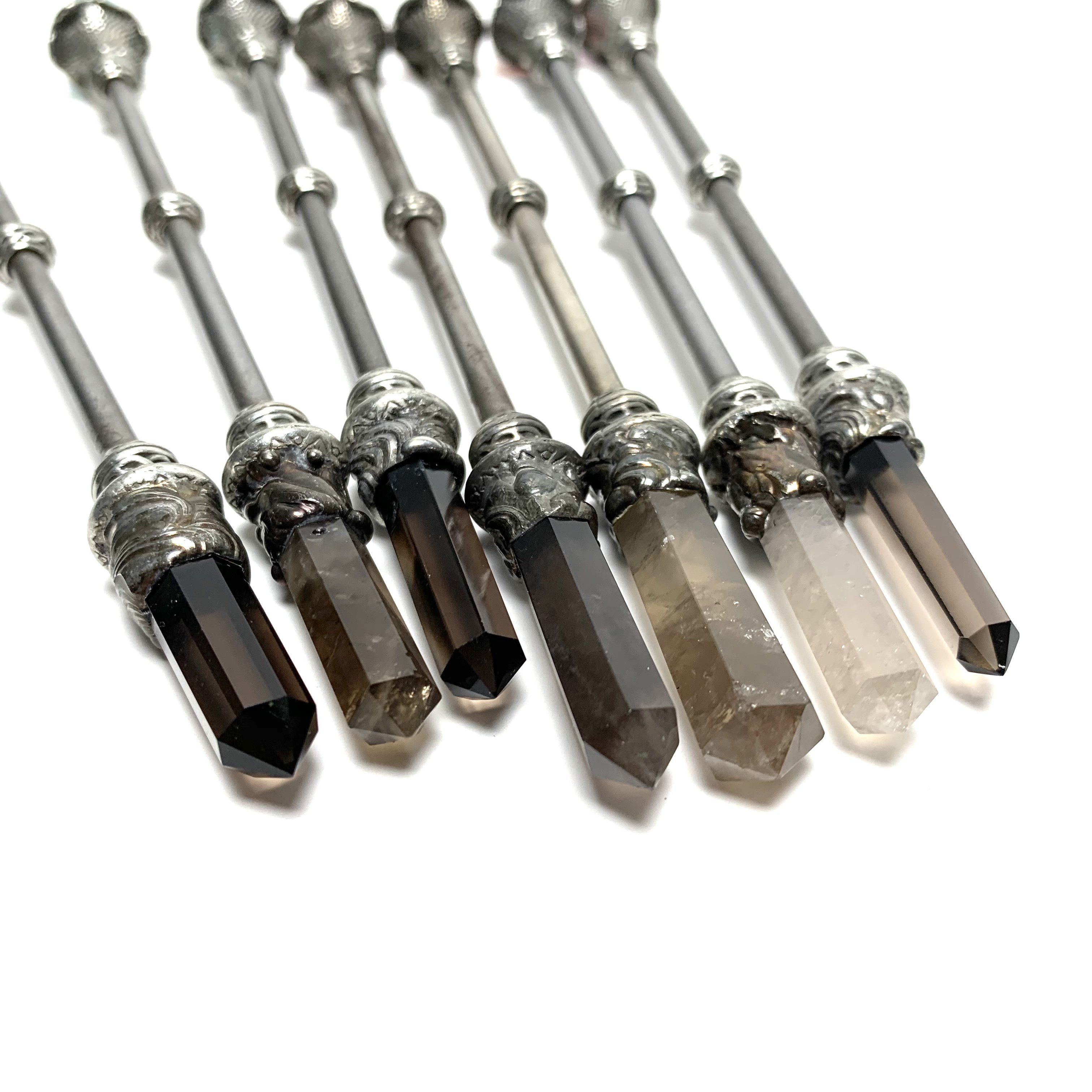 Smoky Quartz Fairy Magic Wand House of Intuition Inc