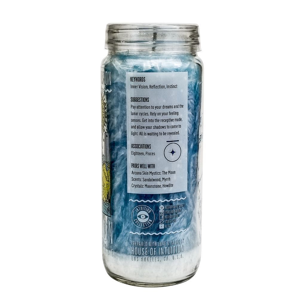 The Moon Major Arcana Candle Major Arcana Candles House of Intuition