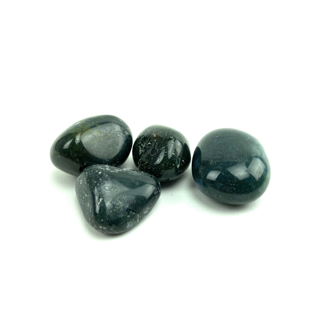Moss Agate Tumbles Moss Agate Crystals A. $4.00