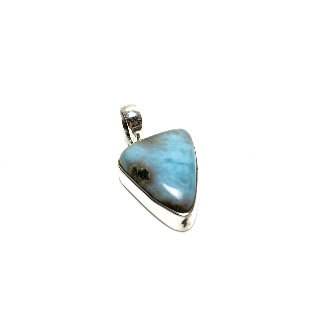 Larimar Crystal Pendant Pendants Crystals Q. $70.00 Size 1" L X .5" W