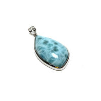 Larimar Crystal Pendant Pendants Crystals R. $90.00 Size 1.5" L X 1" W