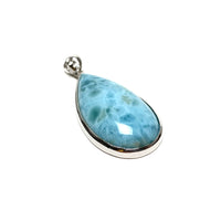 Larimar Crystal Pendant Pendants Crystals S. $90.00 Size 1.5" L X 1" W