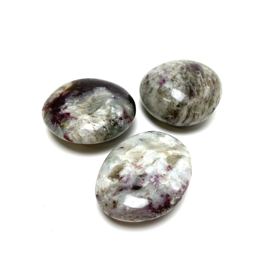 Pink Tourmaline Palm Stone Pink Tourmaline Crystals A. $28.00
