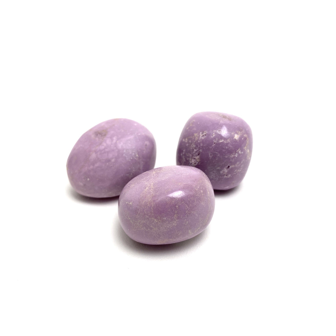 Phosphosiderite Tumbles Kunzite Crystals A 6.00