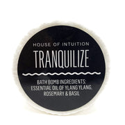 Tranquilize Bath Bomb Bath Bombs House of Intuition