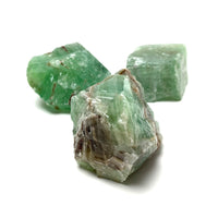 Green Calcite Raw Chunks Green Calcite Crystals D $12.00