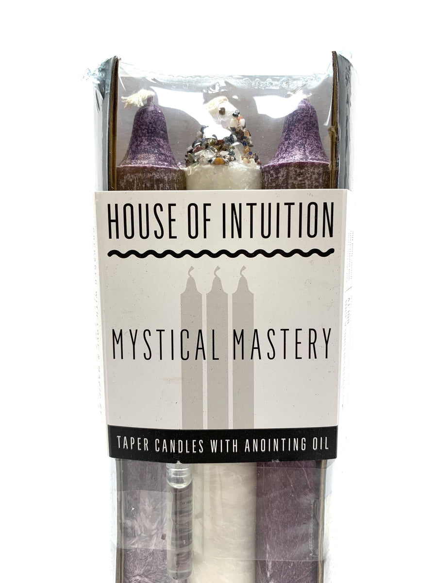 Taper Intention Candle Set - Mystical Mastery Taper Intention Candles House of Intuition 