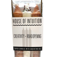 Taper Intention Candle Set - Creativity and Road Opening Taper Intention Candles House of Intuition