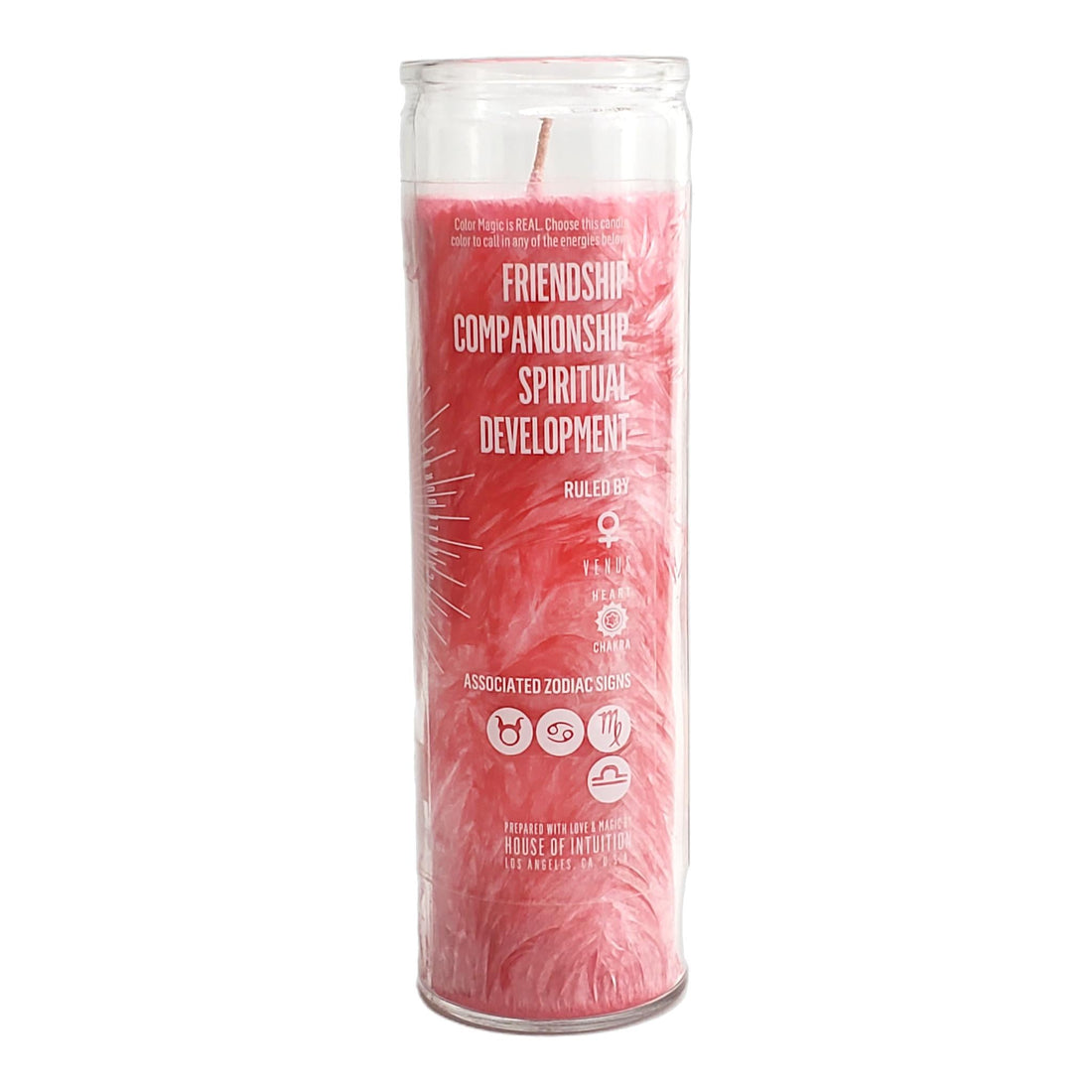Pink Palm Wax Prayer Candle Prayer Candles House of Intuition