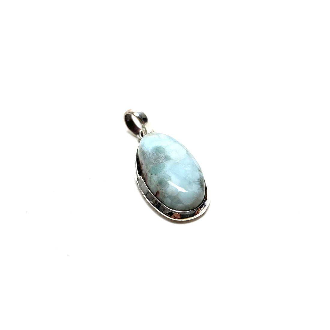 Larimar Crystal Pendant Pendants Crystals L. $70.00 Size 1"W X .5" L