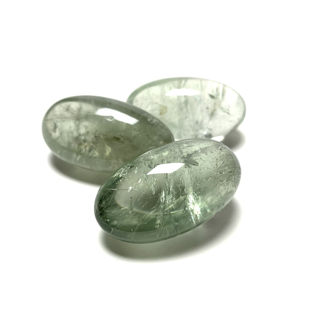 Prasiolite Quartz Tumbles Prasiolite Crystals A. $4.00