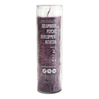 Purple (Dark) Palm Wax Prayer Candle Prayer Candles House of Intuition