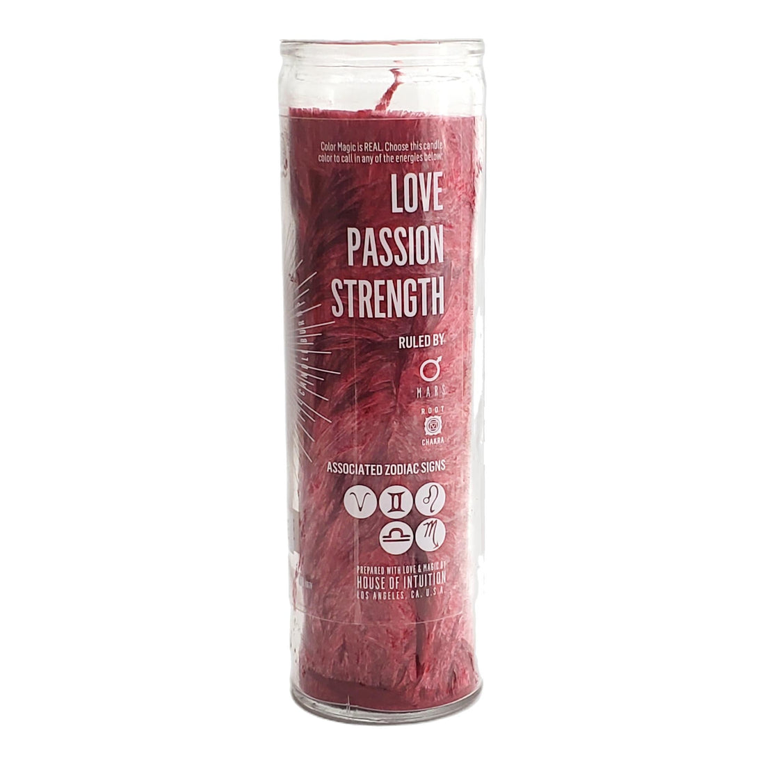 Red Palm Wax Prayer Candle Prayer Candles House of Intuition