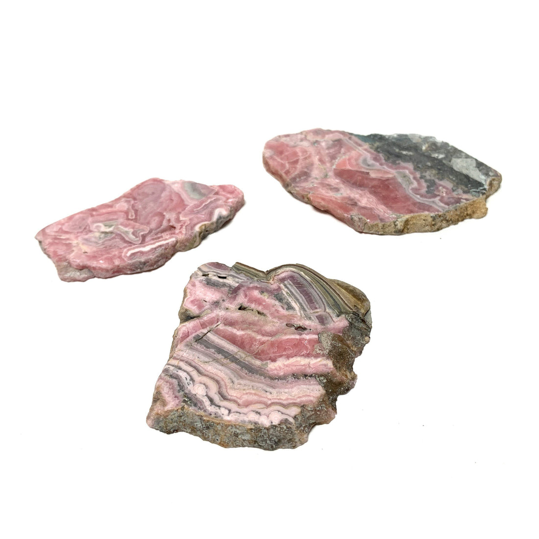 Rhodochrosite Slices Rhodochrosite Crystals A. $15.00