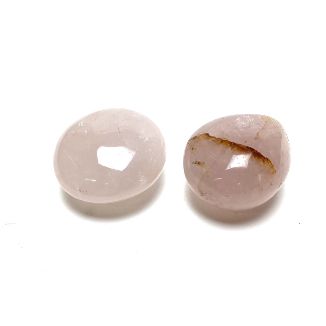 Rose Quartz Palm Stone Rose Quartz Crystals A. $18.00