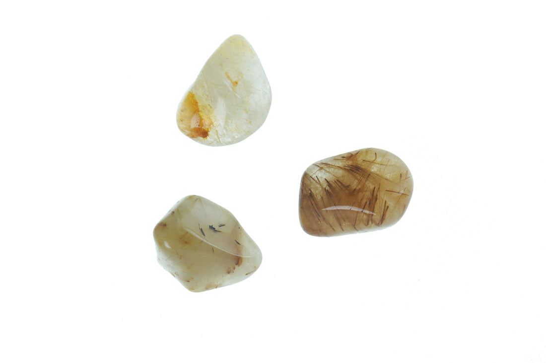 Rutilated Quartz Tumbles Rutilated Quartz Crystals A $4.00
