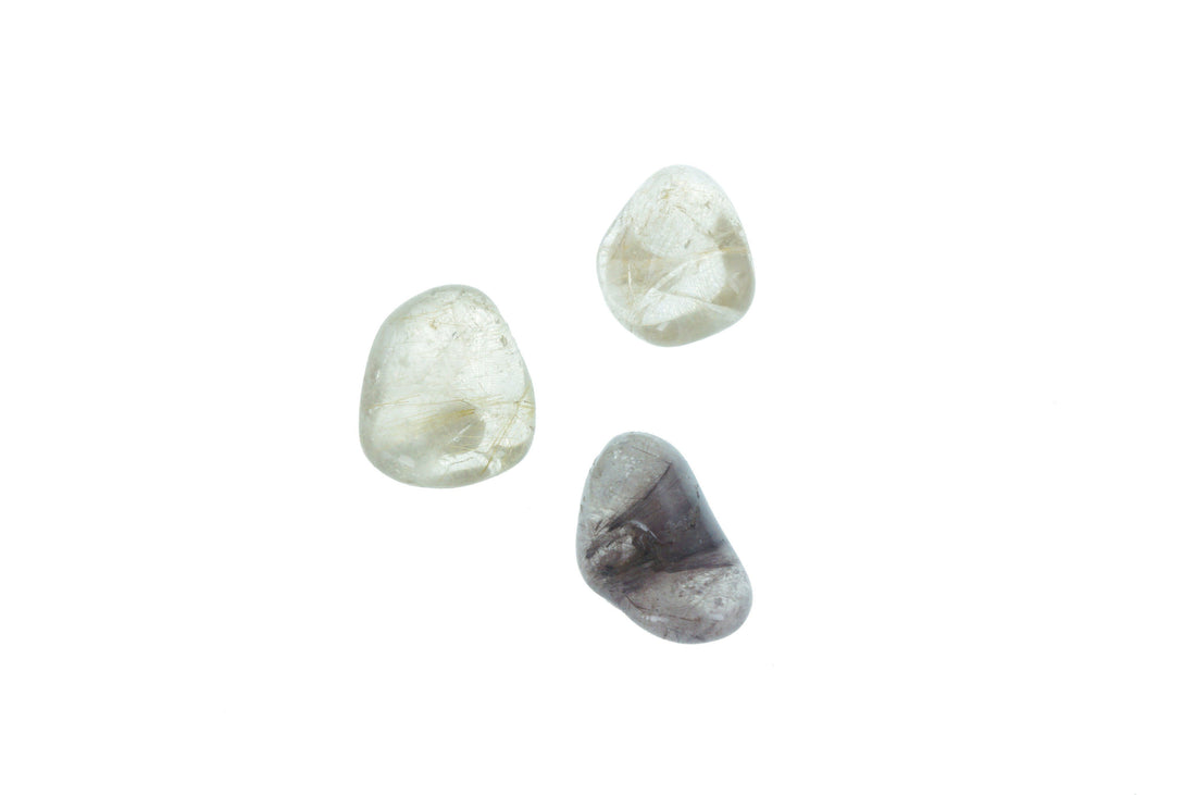 Rutilated Quartz Tumbles Rutilated Quartz Crystals C. $12.00