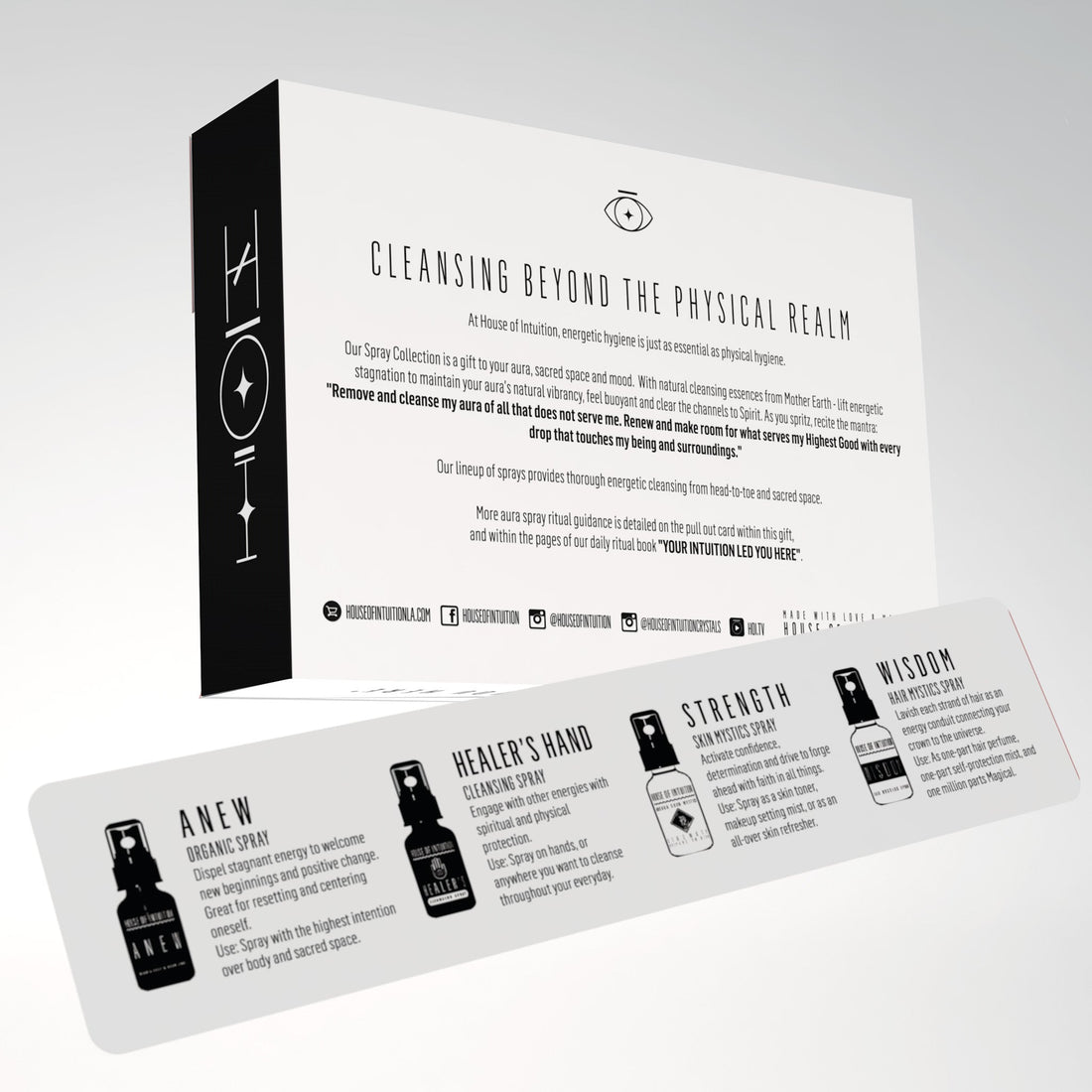 AURA CLEANSING SPRAY GIFT SET - FEARLESS Aura Cleansing Spray House of Intuition