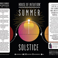 Summer Solstice Magic Candle (Limited Edition) Mercury Retrograde Candle House of Intuition